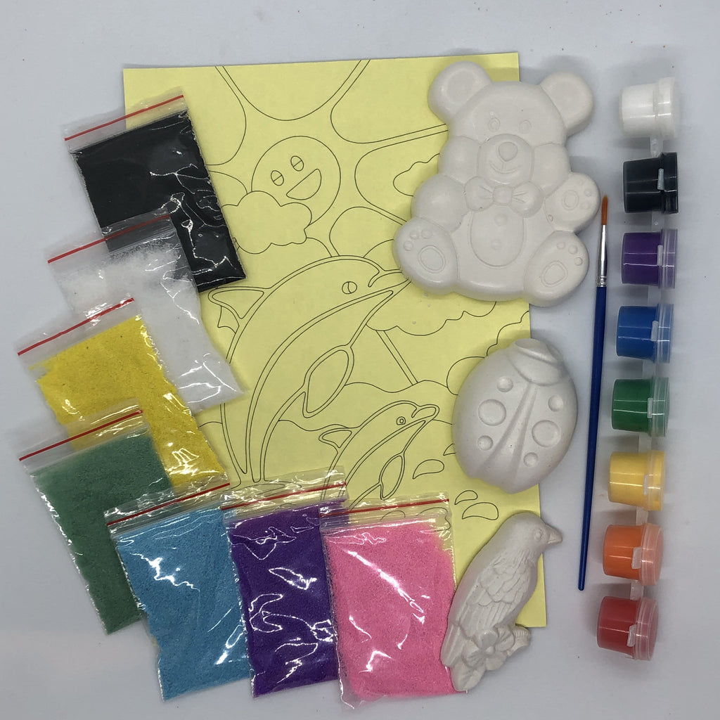 Sand Art and Plaster Craft Kit SilverStarCrafts