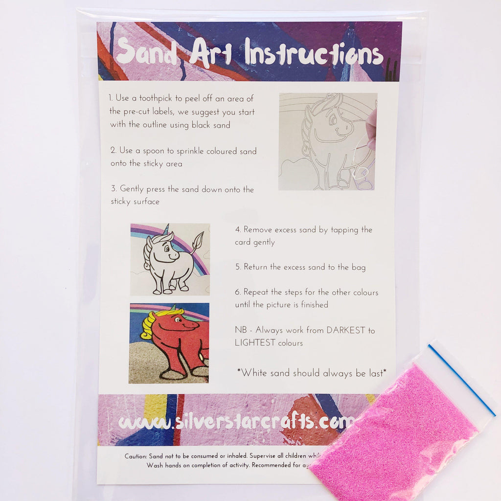 Single Sand Art Kit SilverStarCrafts