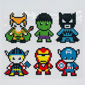 Superhero Diamond Stickers