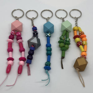 Beaded Keychain Kit - Coloured