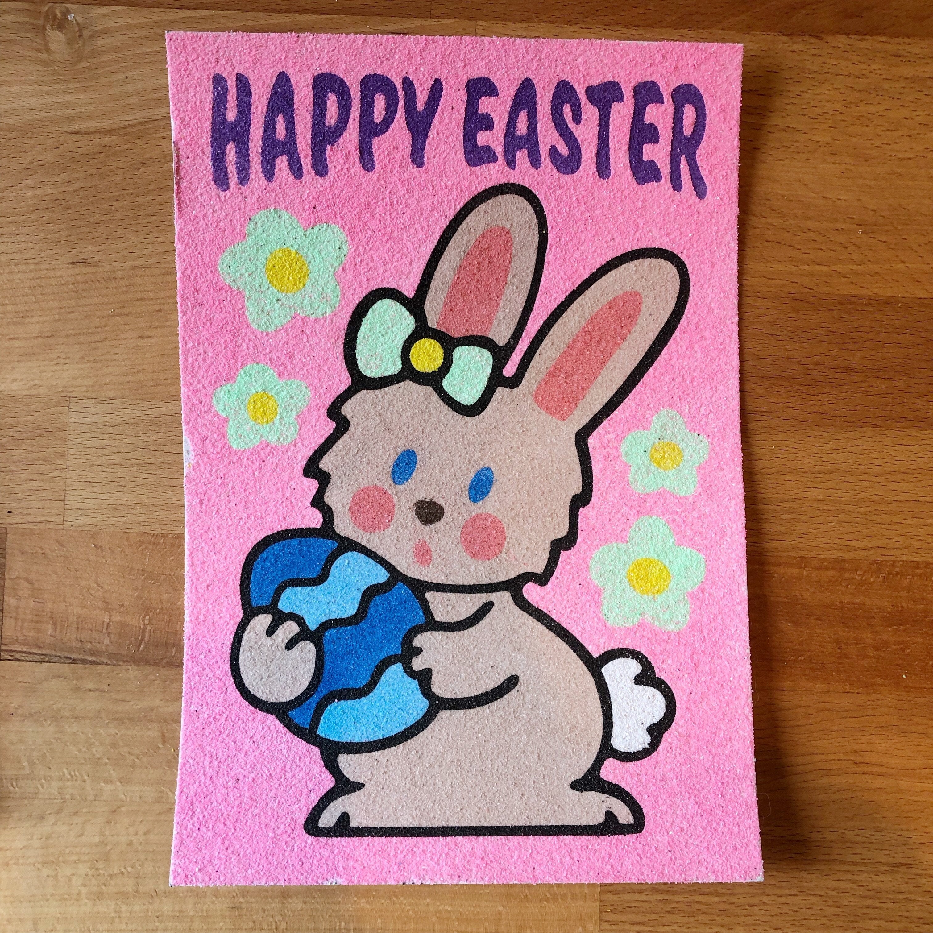Easter Bunny Sand Art 